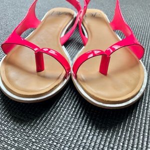 Diane vonFurstenberg Kaiti neon pink flat